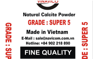 Bột đá siêu mịn Super 5 - Bột Đá Vinavico - Công Ty CP Khoáng Sản Bao Bì Và Nhựa Vinavico